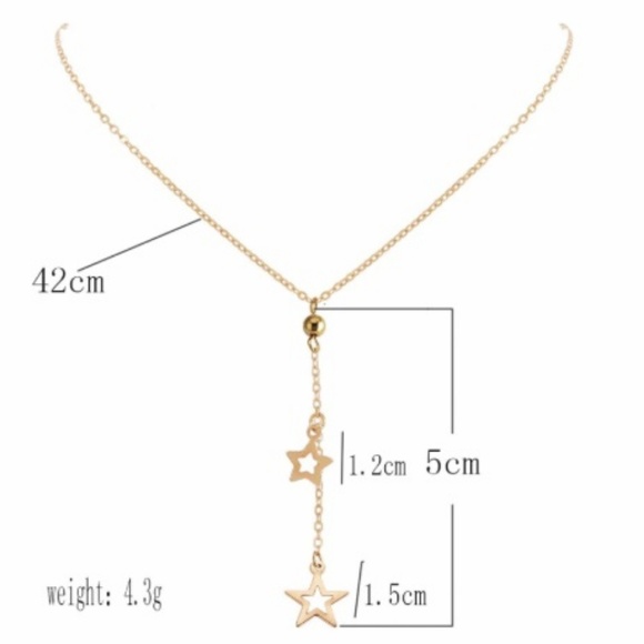 Gold Star Pendant Necklace - Picture 2 of 6